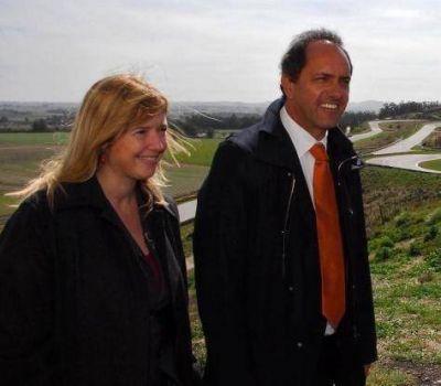 Cuenca del R�o Salado: Scioli celebr� el anuncio de la Presidenta de una �obra hist�rica�