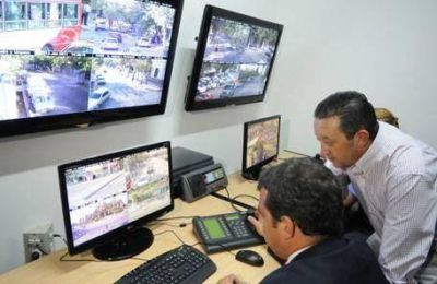 Seguridad activ� las c�maras de vigilancia en Godoy Cruz