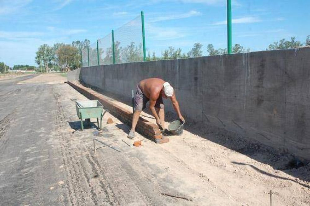 A gran ritmo contin�an las obras en el circuito �Emilio Reybet�