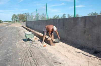 A gran ritmo contin�an las obras en el circuito �Emilio Reybet�