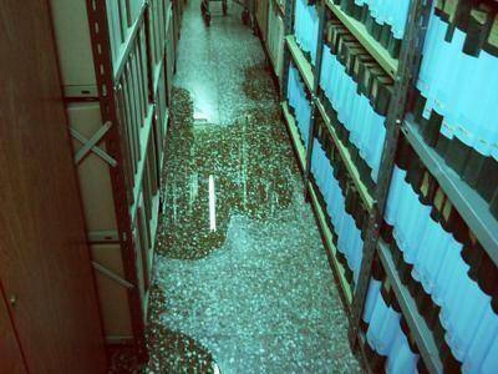 Se inund� el Archivo Hist�rico y denuncian el serio deterioro del edificio