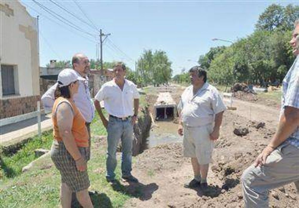 La segunda fase del desag�e en Aguado