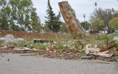 Vecinos se quejan de plazas secas y falta de bacheo en la zona norte
