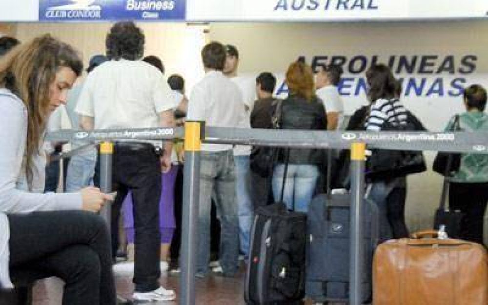 Decenas de pasajeros varados en Comodoro por vuelos suspendidos