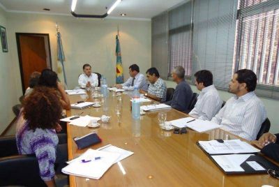 REUNI�N POR TRABAJOS QUE DEMAND� LA TORMENTA