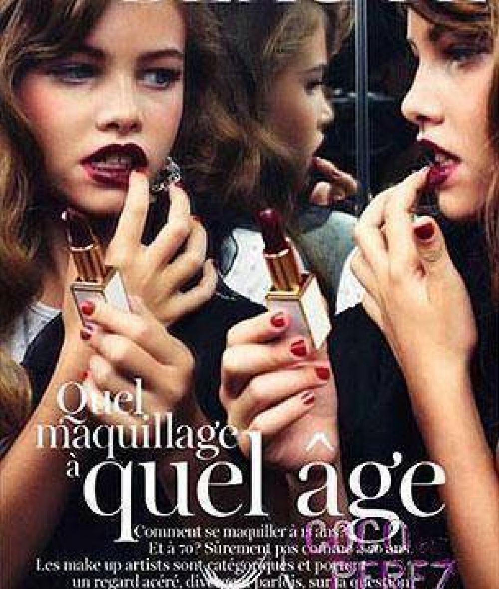 Pol�mica en Vogue: tienen 7 a�os y posan como mujeres fatales