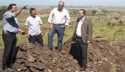 Enviados del Ministerio de Asuntos Agrarios de la provincia en Tornquist 