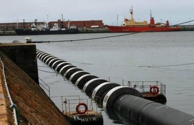 Avanza la construcci�n del Emisario Submarino