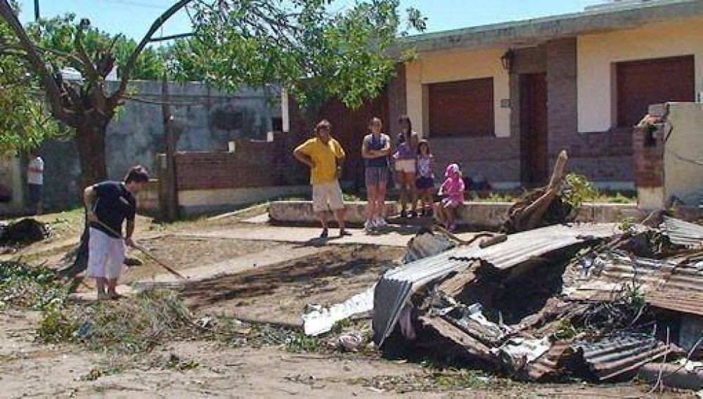 Tardar� 3 meses reconstruir los da�os en Laboulaye