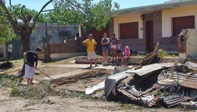 Tardar� 3 meses reconstruir los da�os en Laboulaye