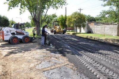 El Municipio avanza con el Plan de Pavimentaci�n en Barrios