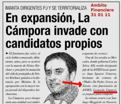 Lignazzi, candidato de �La C�mpora� en Z�rate