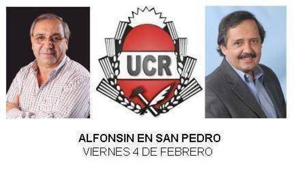 Ricardo Alfons�n en San Pedro
