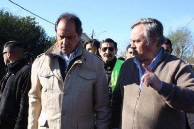 Scioli visita San Miguel 