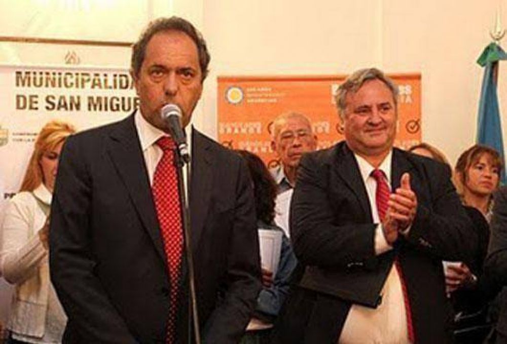 Scioli visitar� San Miguel el jueves