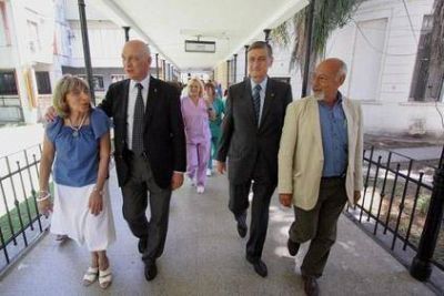 Recorrida por las obras del Hospital Centenario de Rosario