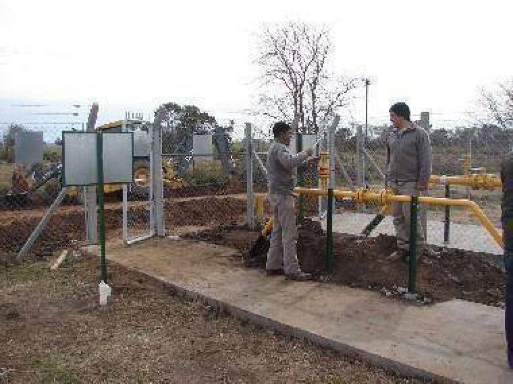 Llega el gas a 30 localidades de menos de 4.000 habitantes en el interior provincial 