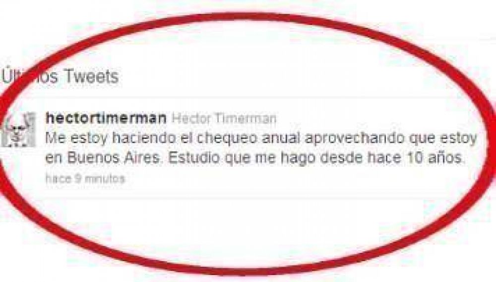 Timerman fue internado por una intervenci�n quir�rgica