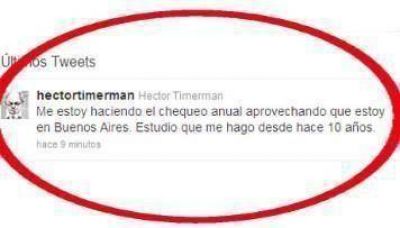 Timerman fue internado por una intervenci�n quir�rgica