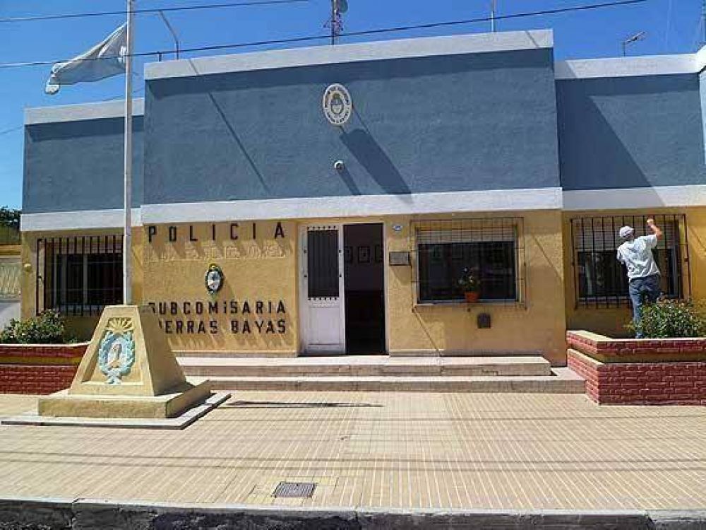 Obras en la Subcomisar�a de Sierras Bayas