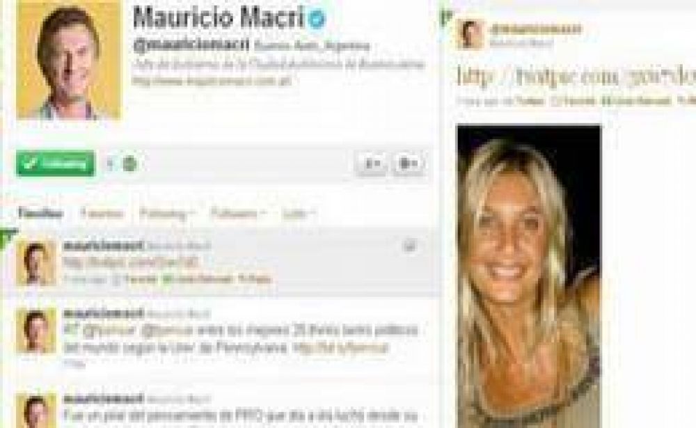 Una curiosa foto en el Twitter de Macri revolucion� a sus seguidores (y detractores)