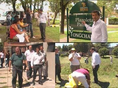 Fern�ndez Garrido y su equipo recorrieron las obras del Programa Argentina Trabaja 