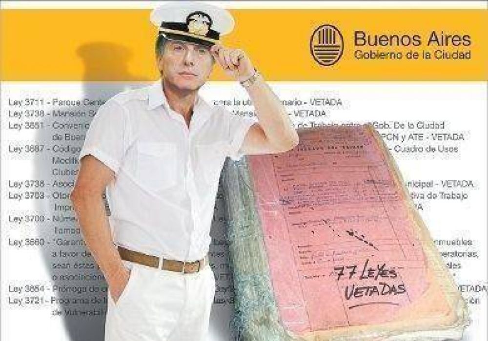 Mauricio Macr�, 'ah� va el capit�n veto'