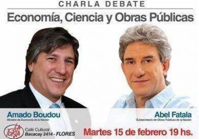 Boudou y Fatala, juntos en el barrio de Flores