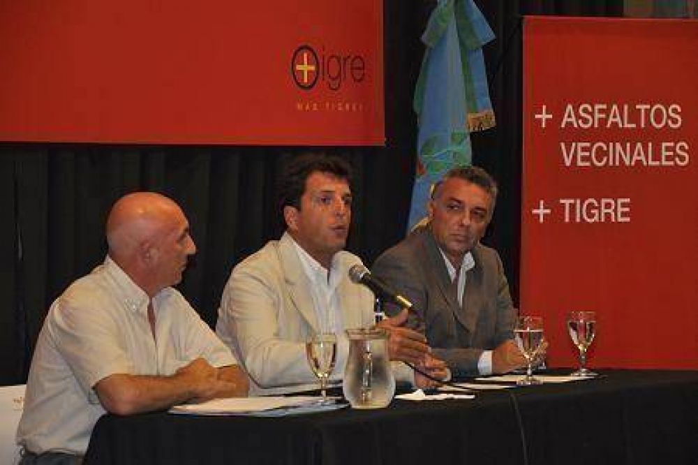 El Municipio de Tigre present� su Programa de Pavimentos para 2011