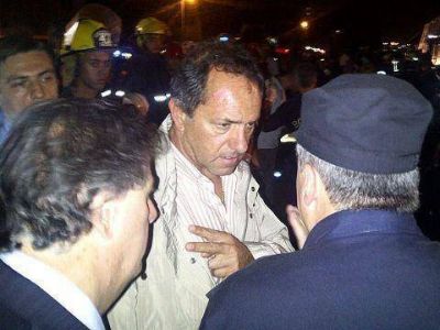 Scioli: "Se sigue trabajando para que no queden dudas de que pueden haber m�s personas atrapadas"