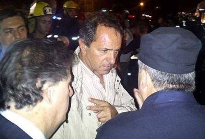 Scioli: "Pude ver los cuerpos"