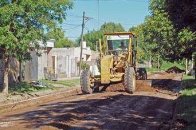 Avanzan los trabajos para la pavimentaci�n de calles en diferentes puntos de Pergamino