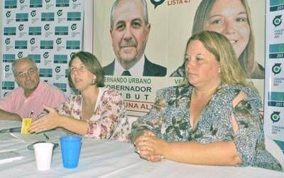 La diputada nacional Fernanda Reyes se sum� a la campa�a del ARI en Chubut