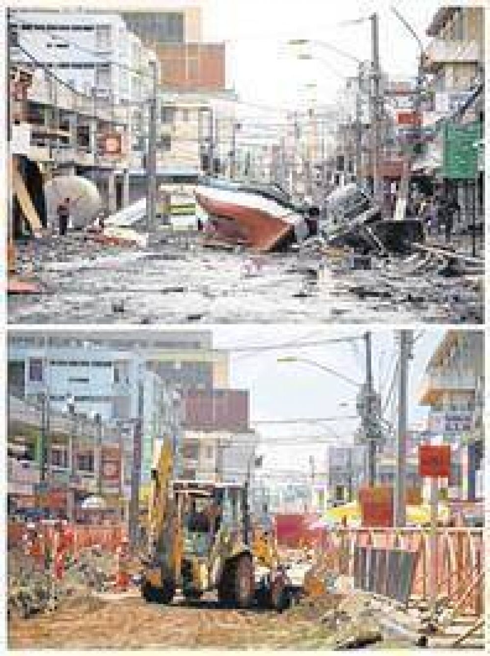 Cr�ticas a Pi�era por el atraso de la reconstrucci�n tras el sismo
