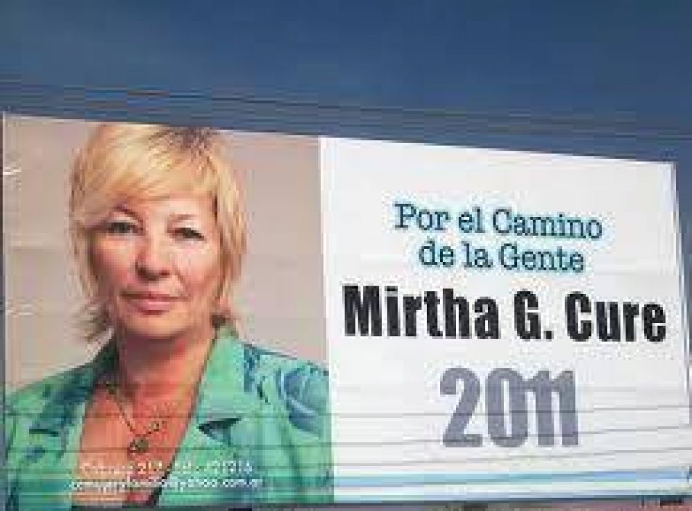 Cure asegur� que es promovida por su espacio para ser candidata en octubre