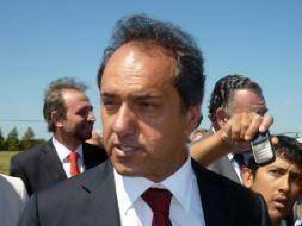 Expoagro: Scioli recorri� la muestra del campo