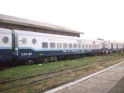 El tren de Desarrollo Social y Sanitario llega a Miramar y a Nicanor Otamendi
