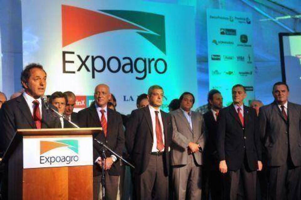 Scioli destac� la �pujanza y liderazgo del campo�