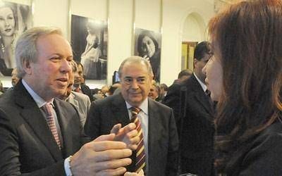 Peralta comparti� acto con Cristina