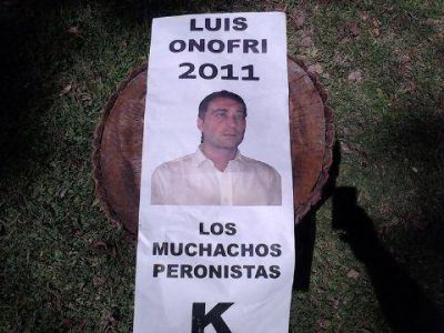 Luis Onofri, candidato