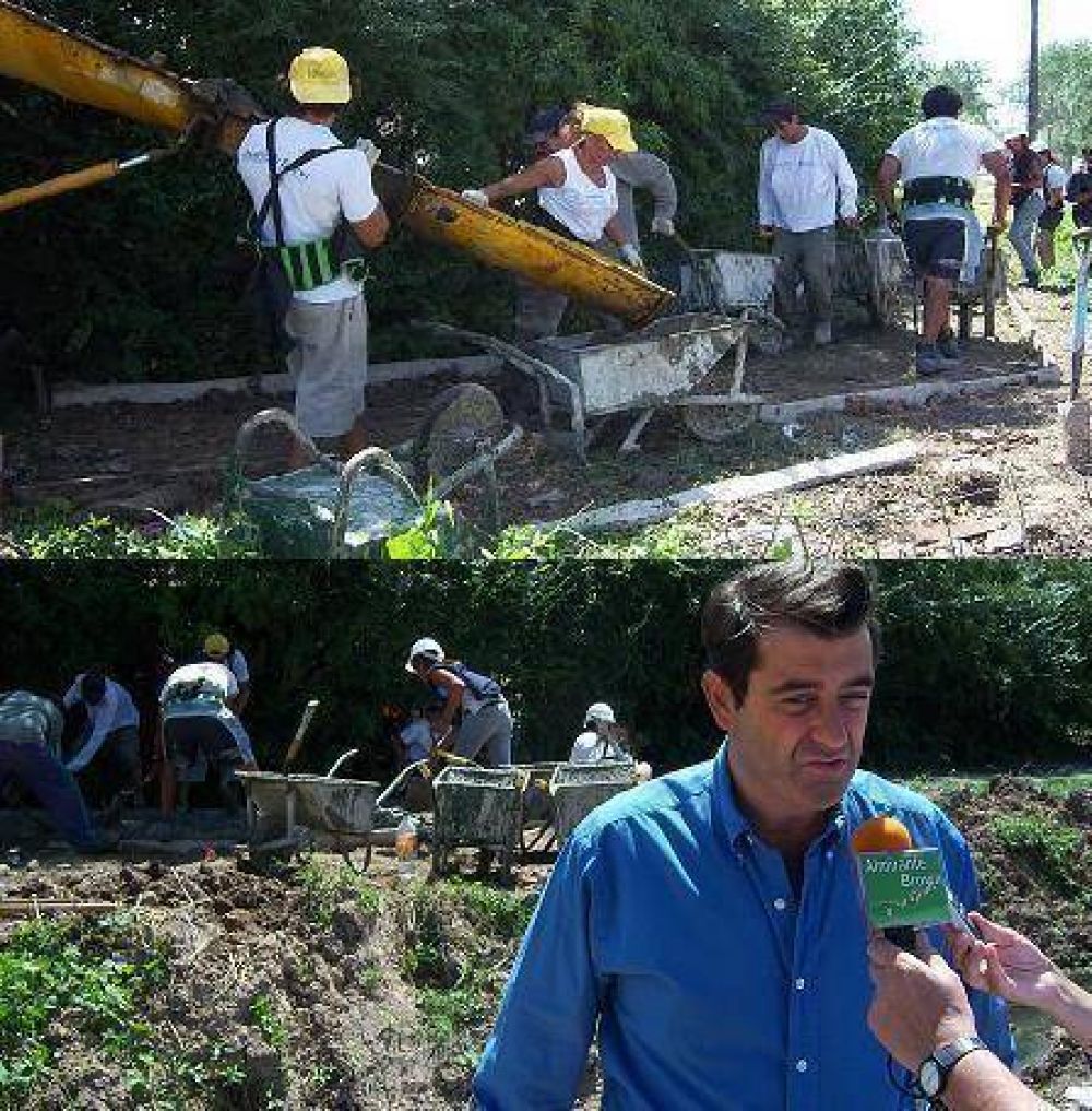 �El intendente hace hincapie en obras en los lugares donde la gente m�s necesita� 