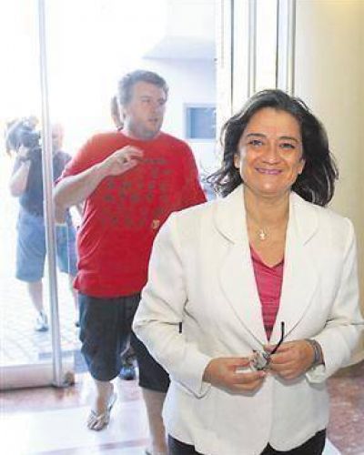 "Quiero Cristina 2011", dijo la flamante gobernadora