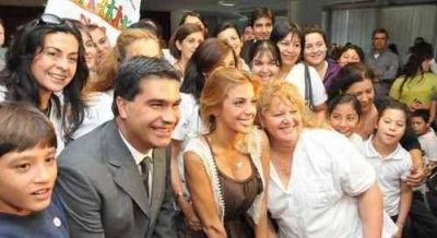 Capitanich le cumpli� el sue�o a Virginia Gallardo