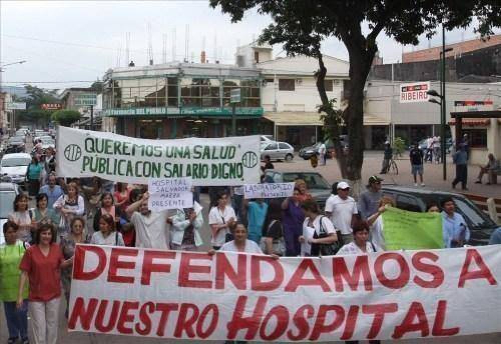 Protesta conjunta de 4 hospitales