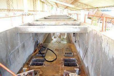 Una de las nuevas perforaciones de agua potable est� funcionando en la zona sur