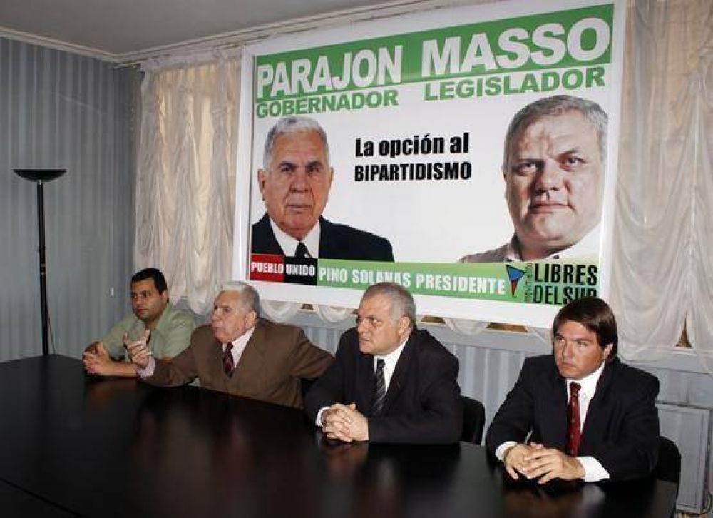 En contra del bipartidismo Paraj�n y Masso trazaron alianza pol�tica