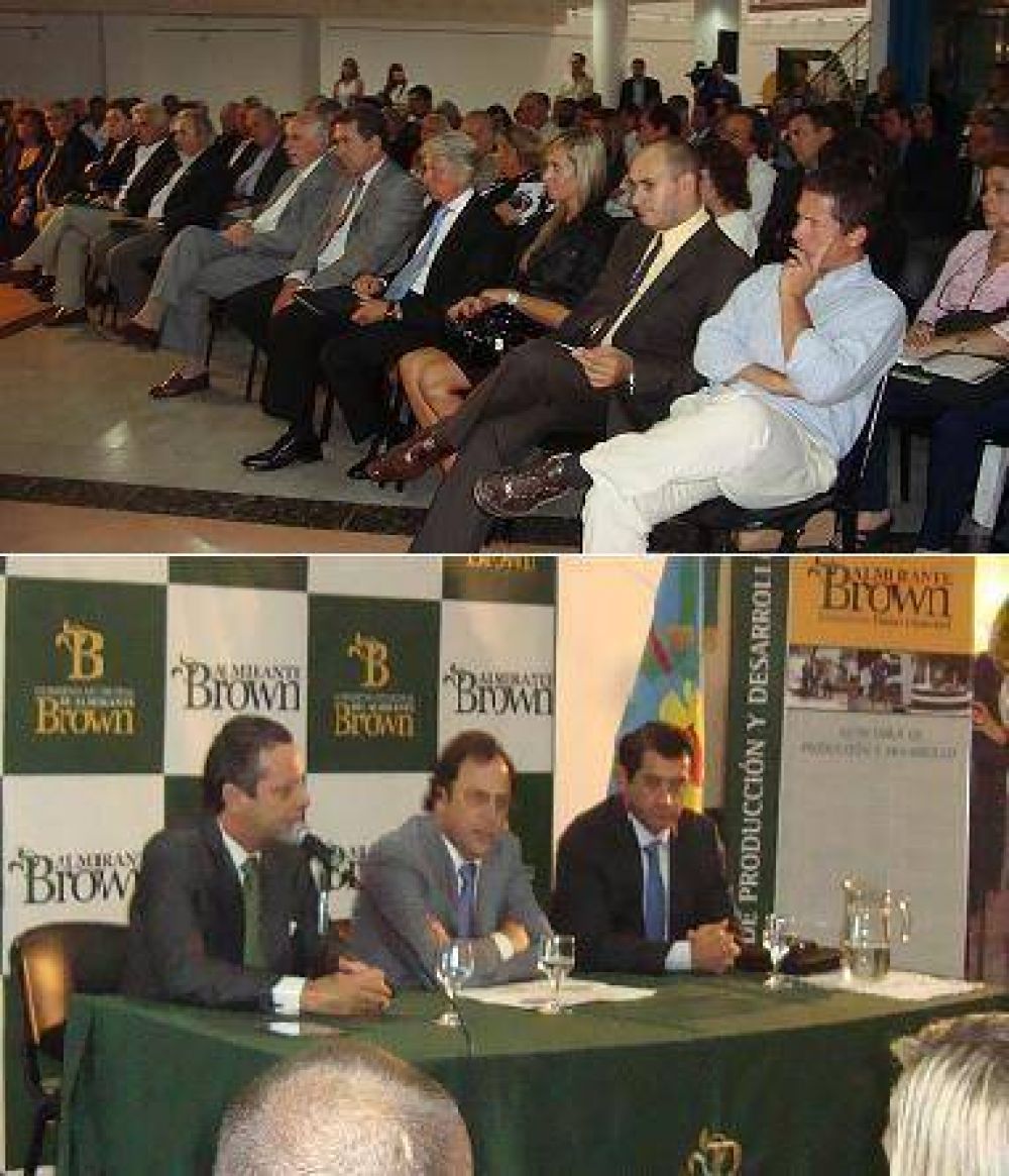 Giustozzi anunci� un proceso con �m�s puestos de trabajo y mejor calidad de vida� 