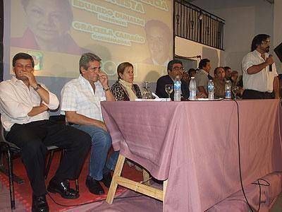 Cama�o visit� Monte Grande y critic� duramente al Gobierno