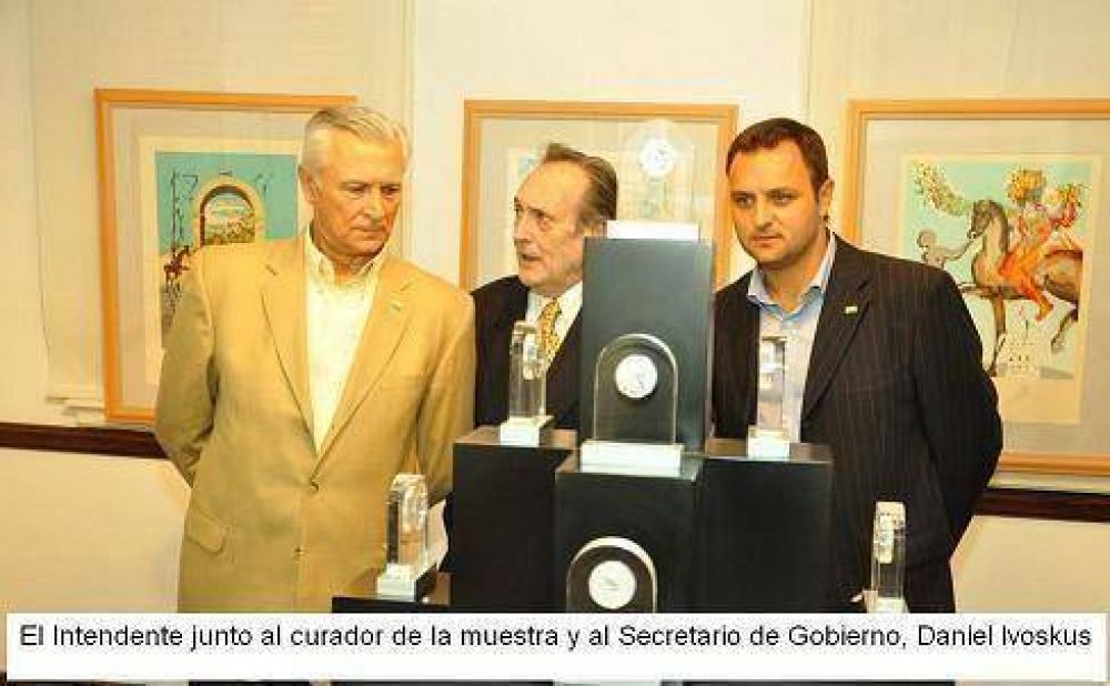SAN MARTIN - IVOSKUS INAUGUR� LA MUESTRA DE OBRAS ORIGINALES DE SALVADOR DAL� 