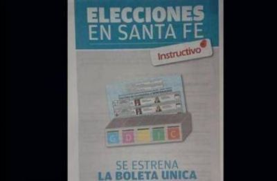 Boleta �nica: comenz� la campa�a de difusi�n en la provincia de Santa Fe